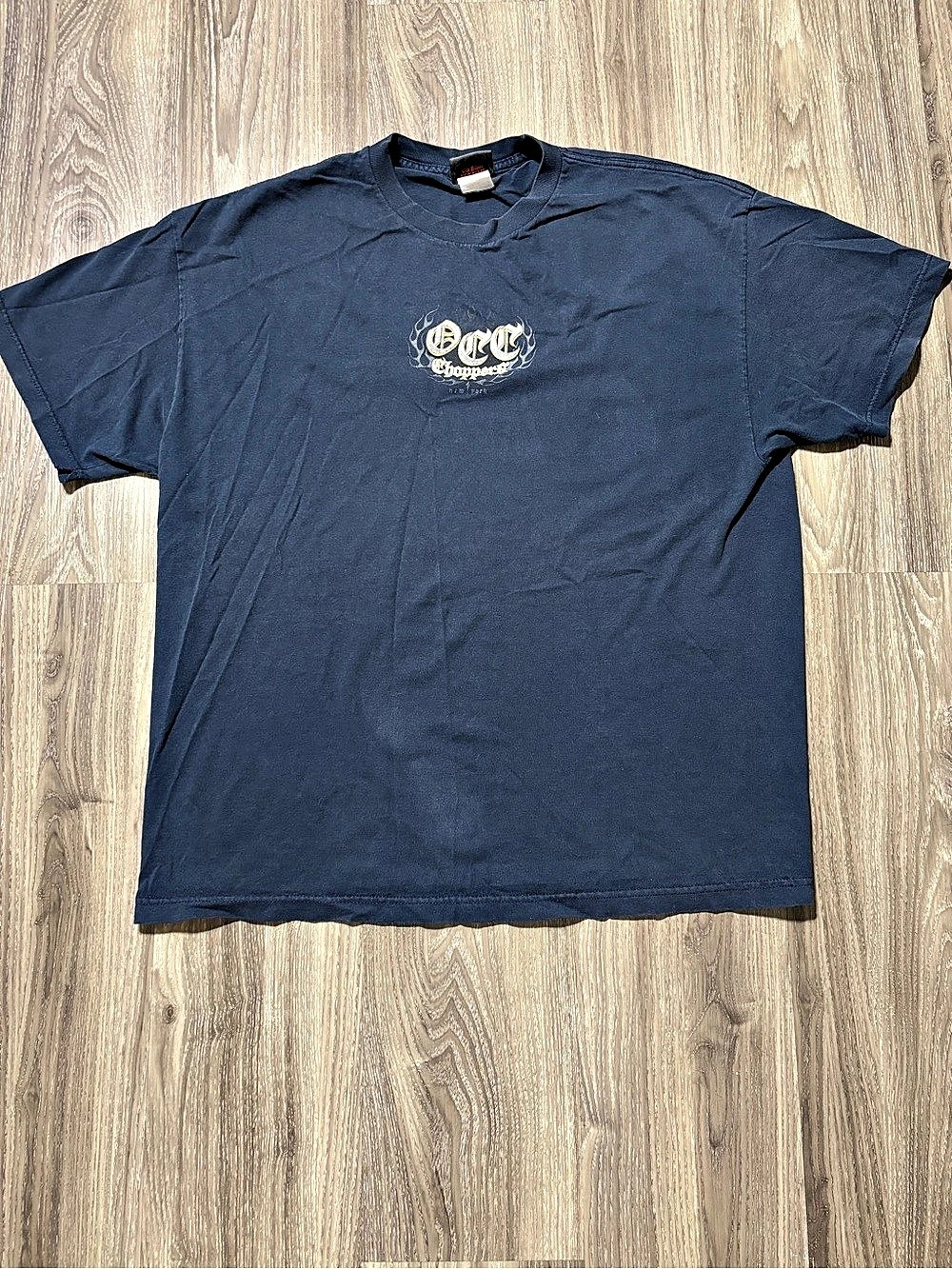 Y2k Orange County Choppers Old School New Rules Graphic T-Shirt